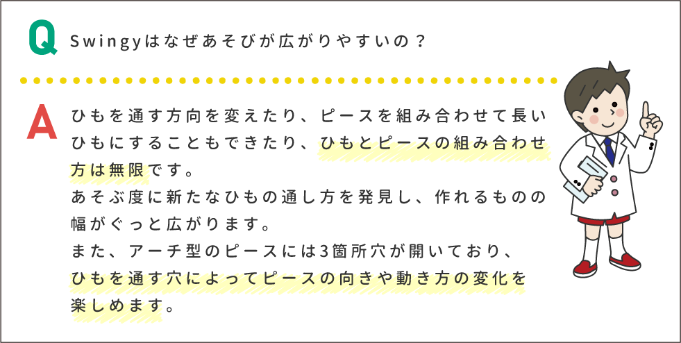 Swingyはなぜあそびが広がりやすいの？