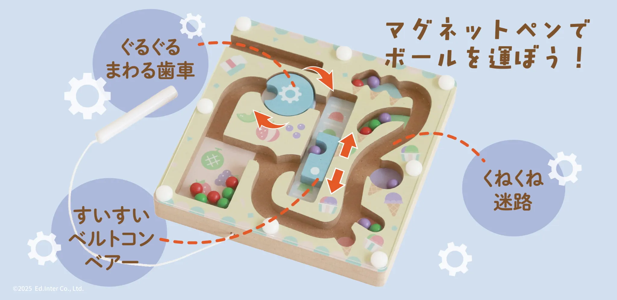 手軽に遊べてギフトにおすすめなGENI（ジェニ）の知育玩具｜ポケット知育「ぐるぐるアイスクリームラボ」
