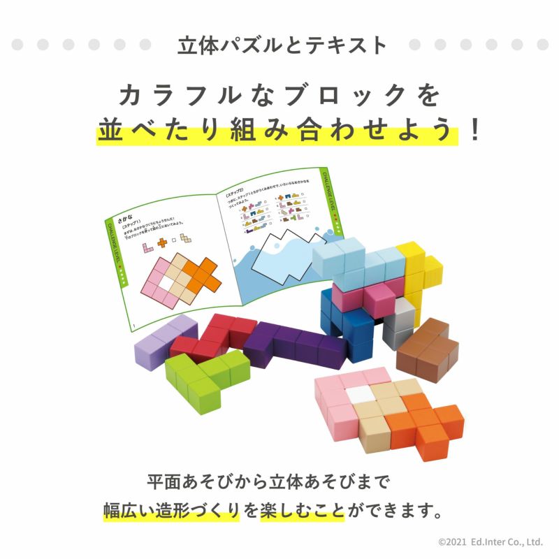 立体パズル 知育玩具 木のおもちゃ GENI