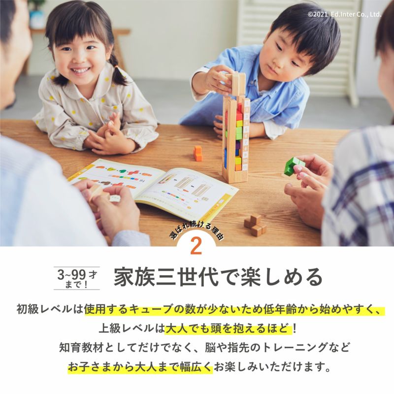 育脳タワー 知育玩具 木のおもちゃ GENI