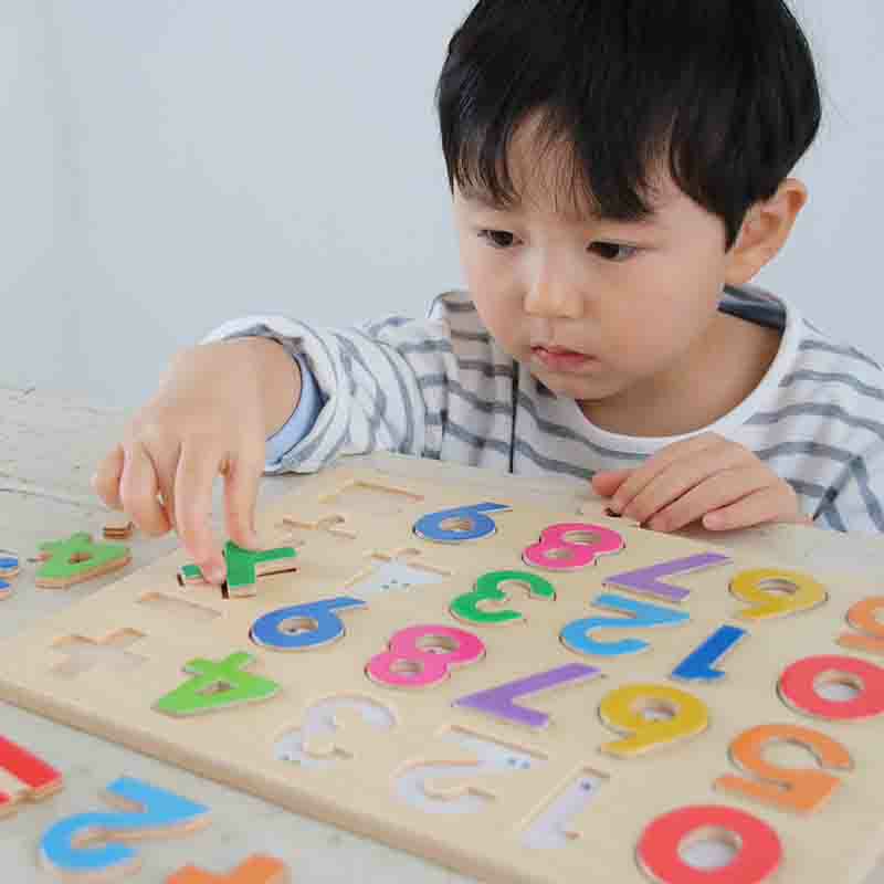 木のパズル 1・2・3 知育玩具 木のおもちゃ GENI