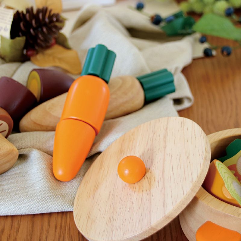 とれたて にんじん 知育玩具 木のおもちゃ GENI