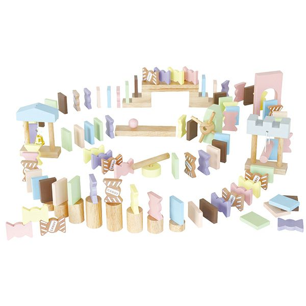 Candy Domino ドミノ つみき 知育玩具 木のおもちゃ GENI